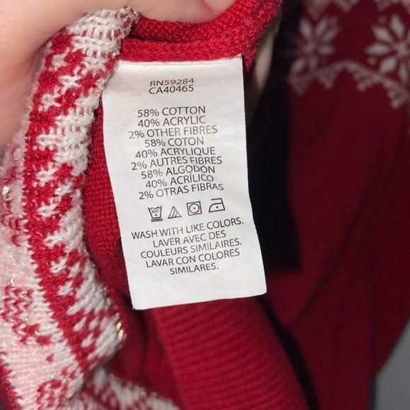 THE CHILDREN’S PLACE Winter Christmas Sweater Dress in toddler girls size 2T - Picture 6 of 6